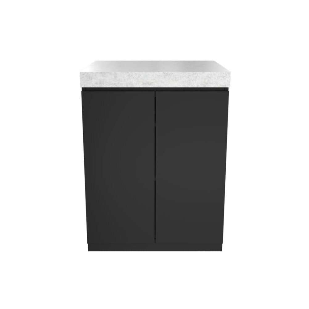 Everdure Seabreeze Outdoorküche Schrank- Modul mit Doppeltüren, Schwarz