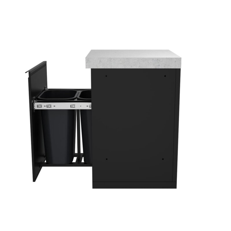 Everdure Seabreeze Outdoorküche Abfall- Modul, Schwarz