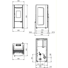 Pelletofen La Nordica Extraflame Prestige Line - Sabry AD - 7 kW