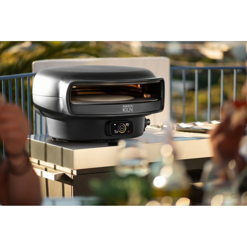 Everdure Gas Pizzaofen KILN DR mit 2 Brenner mit Digitaldisplay, rotierend