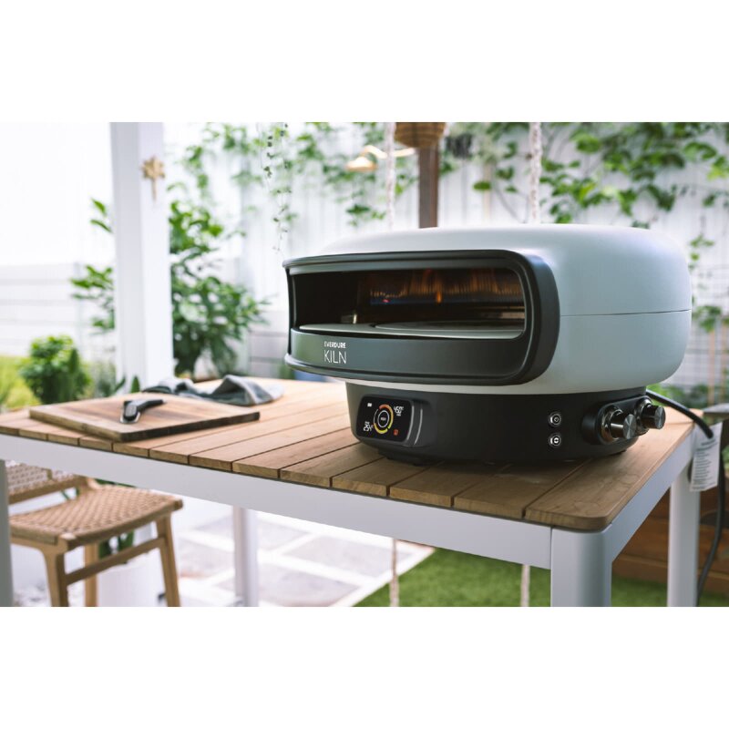 Everdure Gas Pizzaofen KILN DR mit 2 Brenner mit Digitaldisplay, rotierend