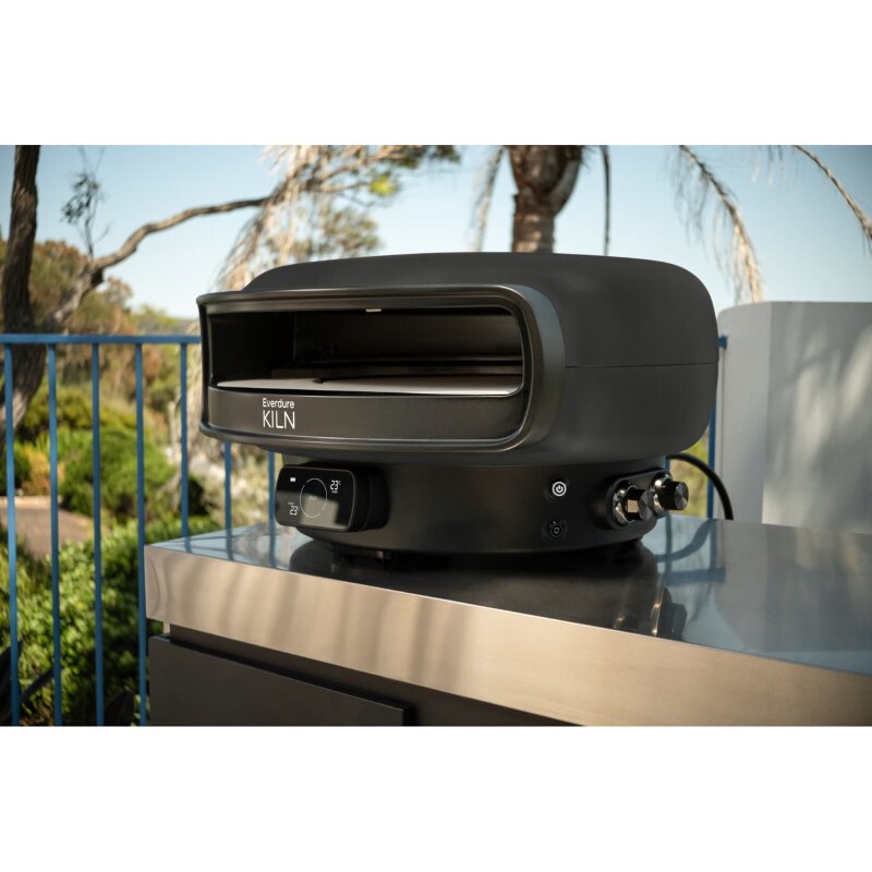 Everdure Gas Pizzaofen KILN DR mit 2 Brenner mit Digitaldisplay, rotierend