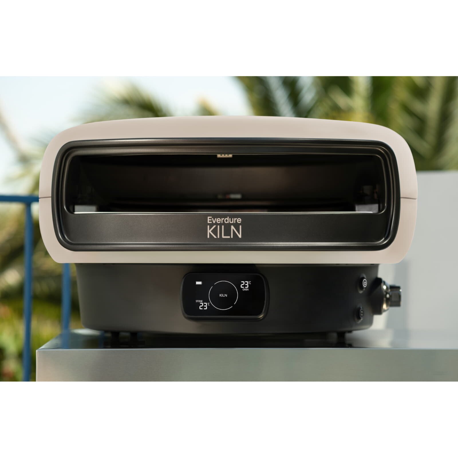 Everdure Gas Pizzaofen KILN DR mit 2 Brenner mit Digitaldisplay, rotierend