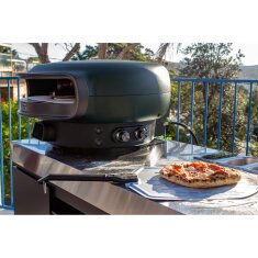 Everdure Pizzastation mit Edelstahl- Arbeitsplatte, Schwarz