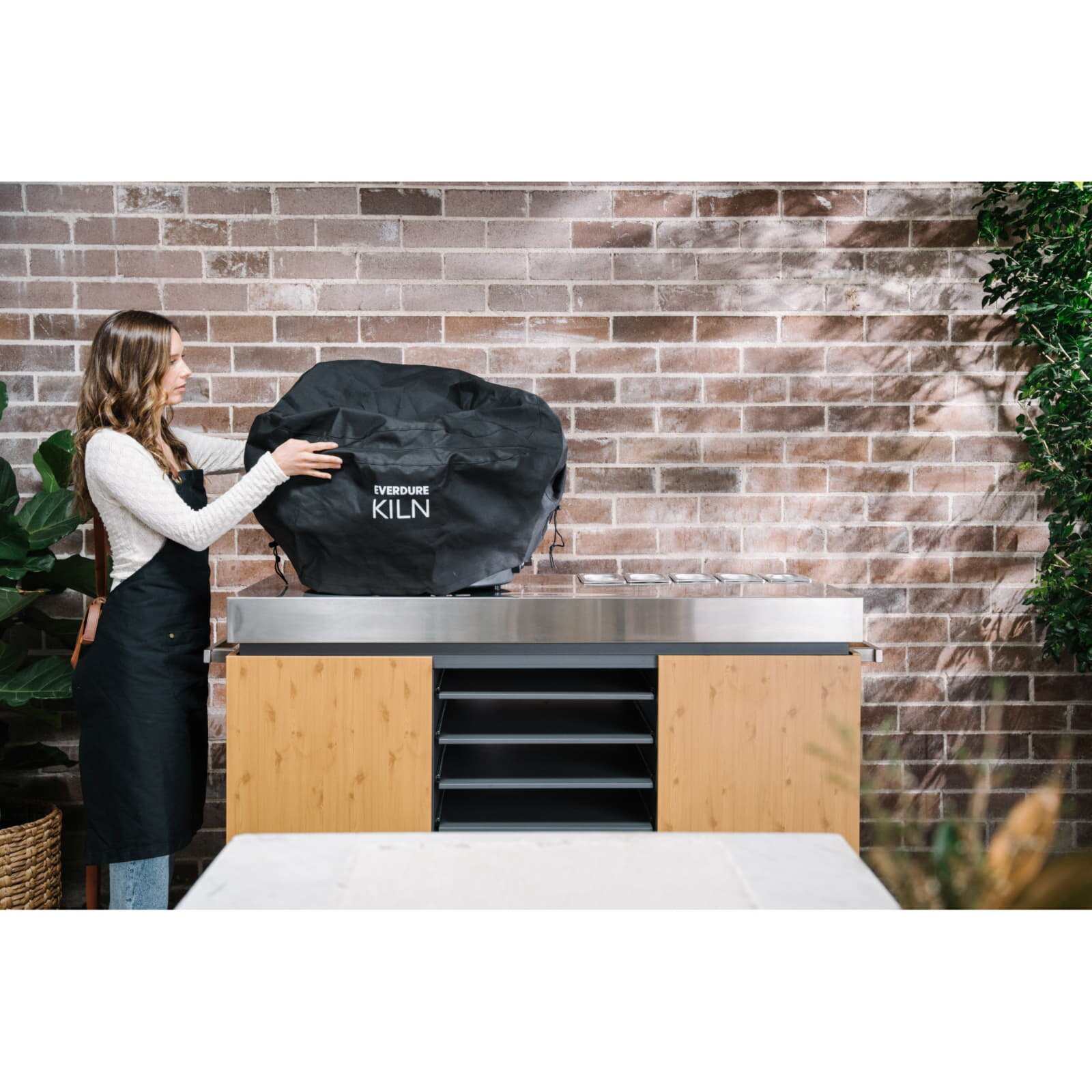 Everdure Abdeckhaube für KILN S, R, DR und P, Schwarz