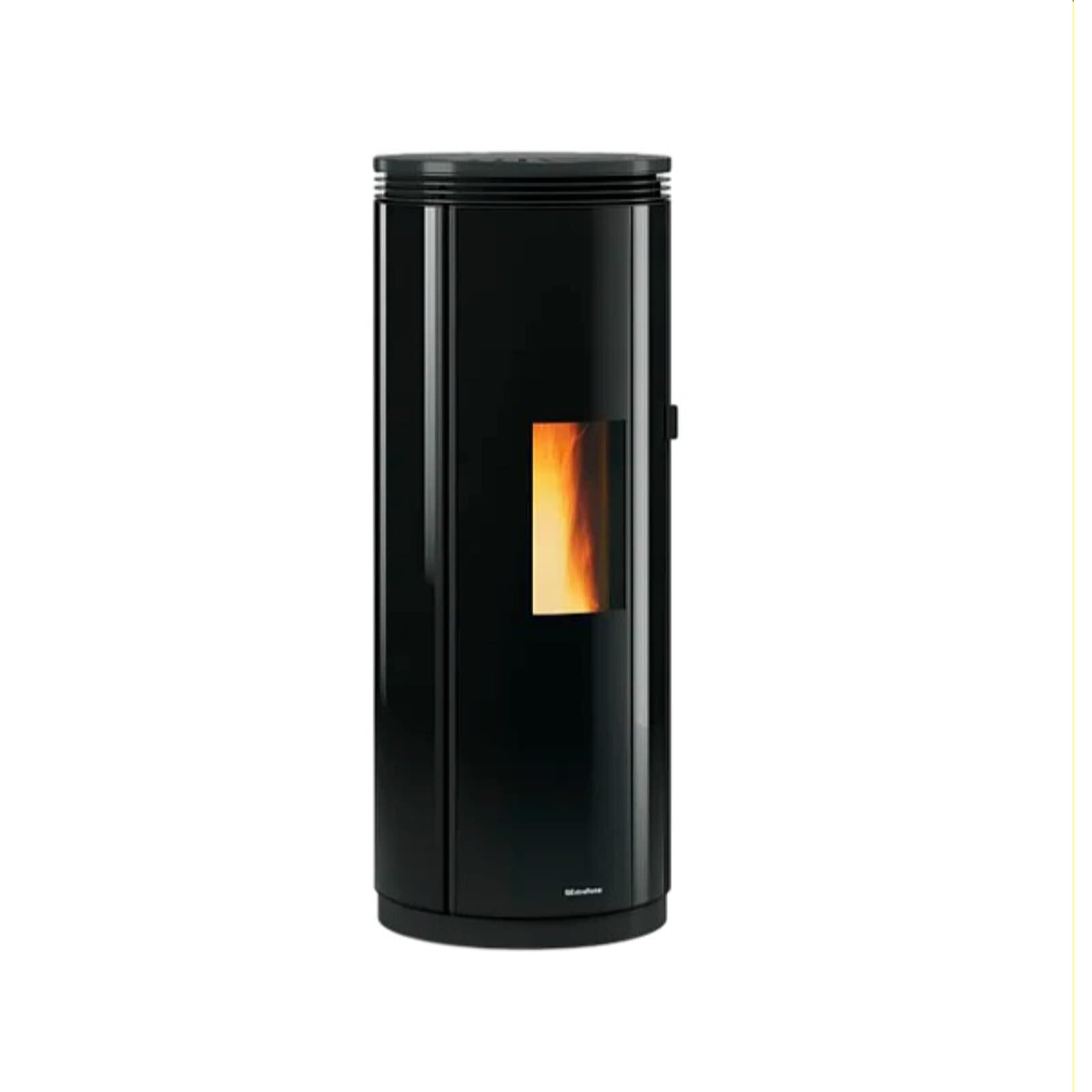 Pelletofen La Nordica Extraflame Prestige Line - Pamela Crystal BLSC - 8 kW - Schwarz