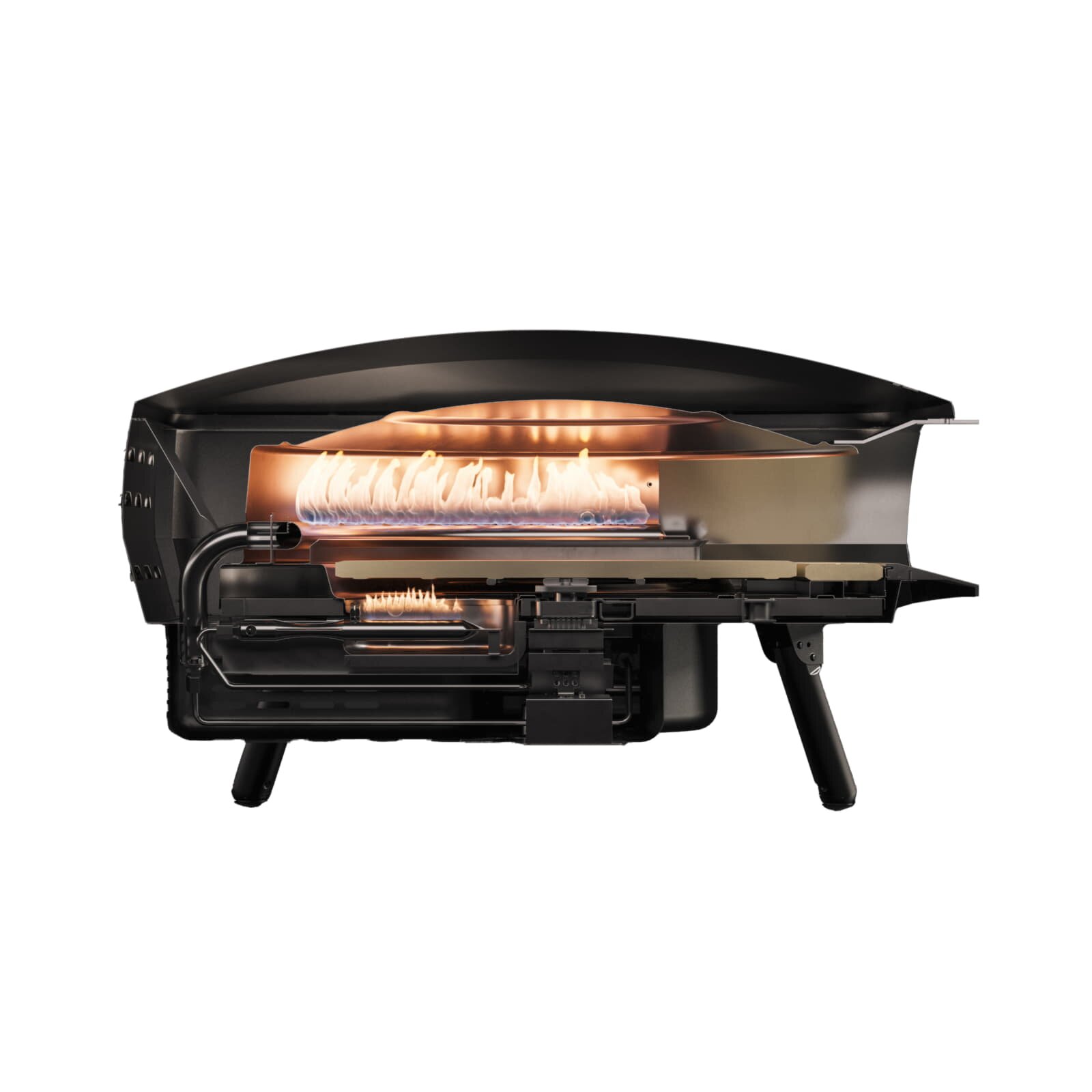 Gas Pizzaofen Witt Etna Rotante 16", 2 Brenner, rotierend