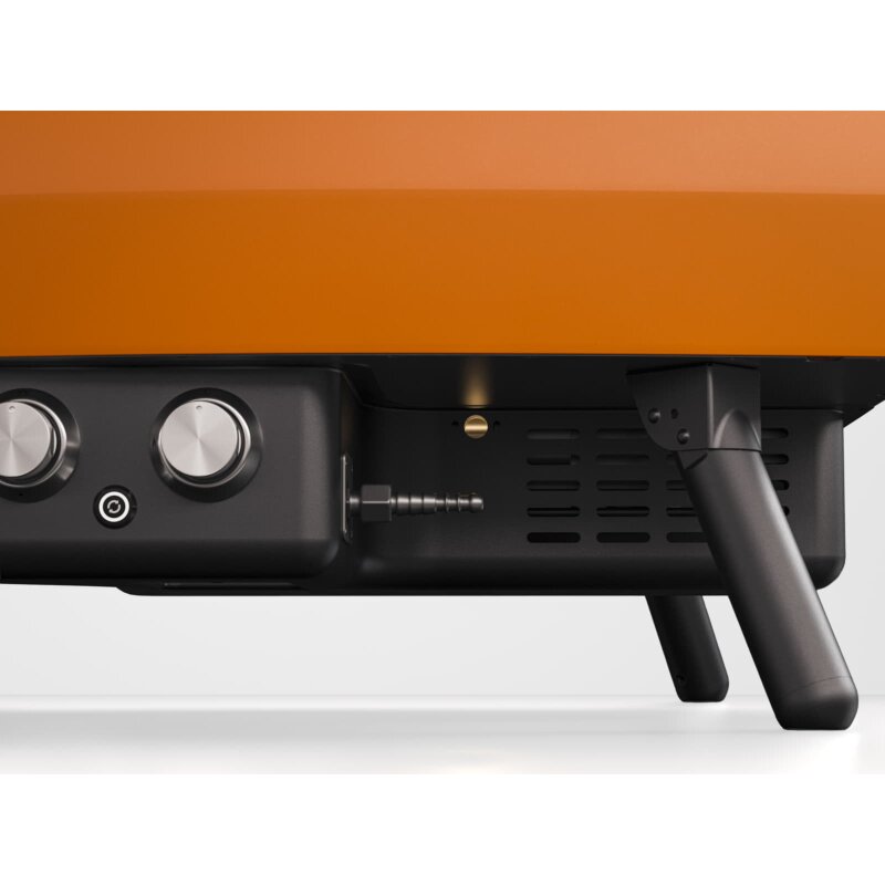 Gas Pizzaofen Witt Etna Rotante 16", 2 Brenner, rotierend - Orange