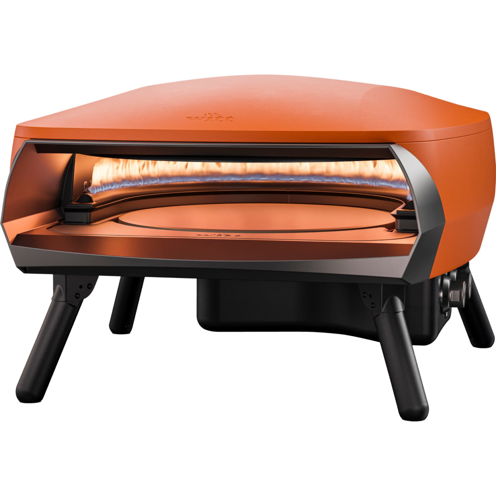Gas Pizzaofen Witt Etna Rotante 16", 2 Brenner, rotierend - Orange