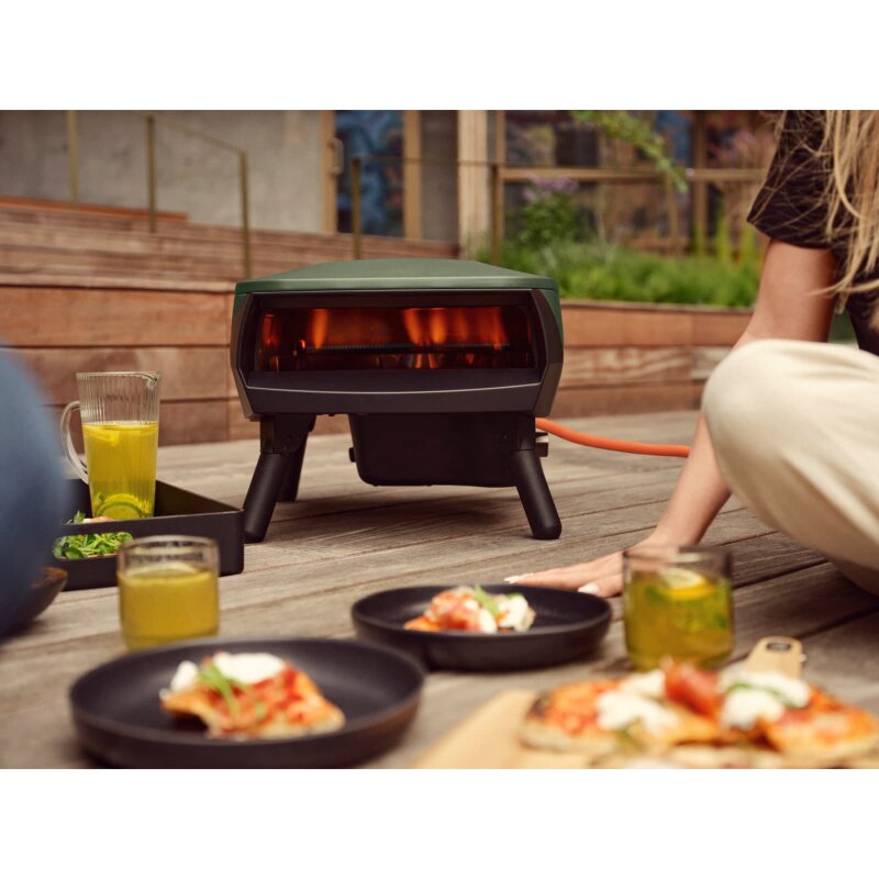 Gas Pizzaofen Witt Piccolo Rotanta 13", 1 Brenner, rotierend - Bundle