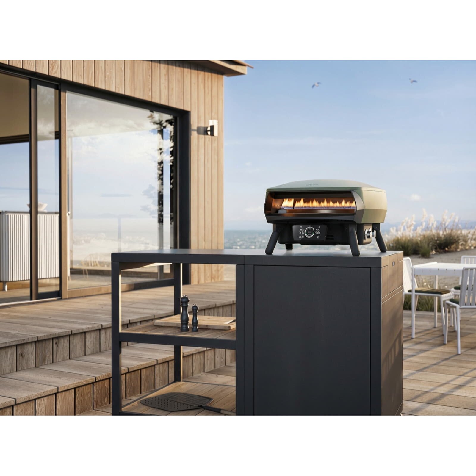 Gas Pizzaofen Witt Etna Rotante Control 13", 4 Brenner, rotierend