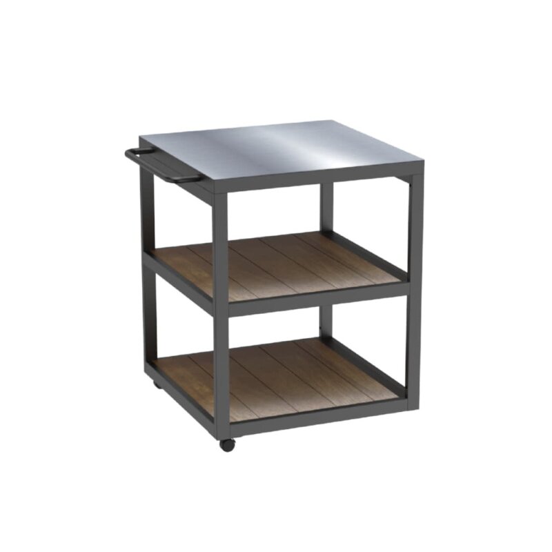 Witt Pizzatisch/ Pizza Trolley mit Edelstahlarbeitsplatte, Hauptmodul