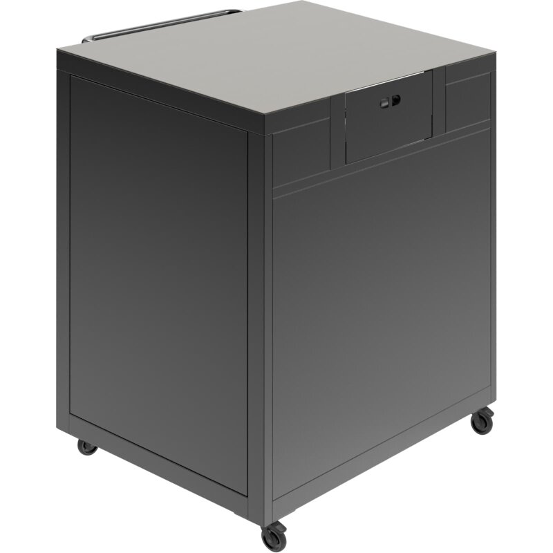 Witt Pizzatisch/ Pizza Trolley mit Edelstahlarbeitsplatte, Hauptmodul
