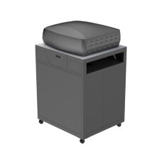 Witt Pizzatisch/ Pizza Trolley mit Edelstahlarbeitsplatte, Hauptmodul