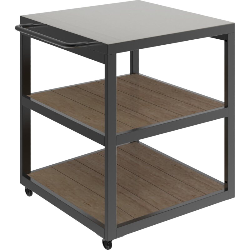 Witt Pizzatisch/ Pizza Trolley mit Edelstahlarbeitsplatte, Nebenmodul