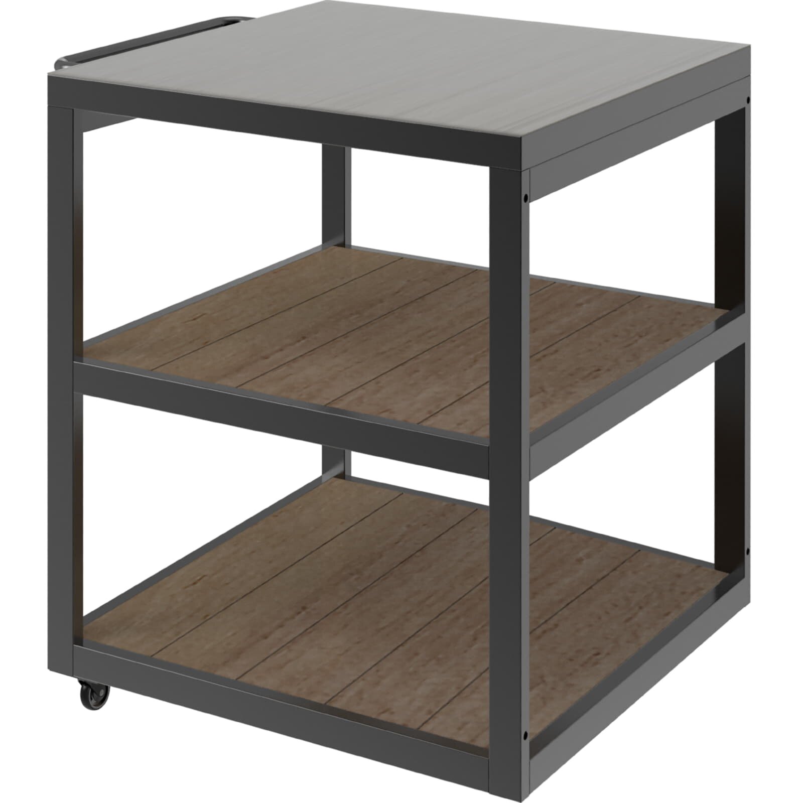 Witt Pizzatisch/ Pizza Trolley mit Edelstahlarbeitsplatte, Nebenmodul
