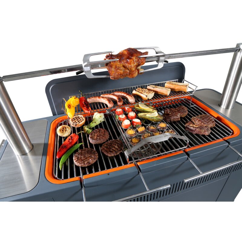 Holzkohlegrill Everdure HUB mit elektrischem Anzünder
