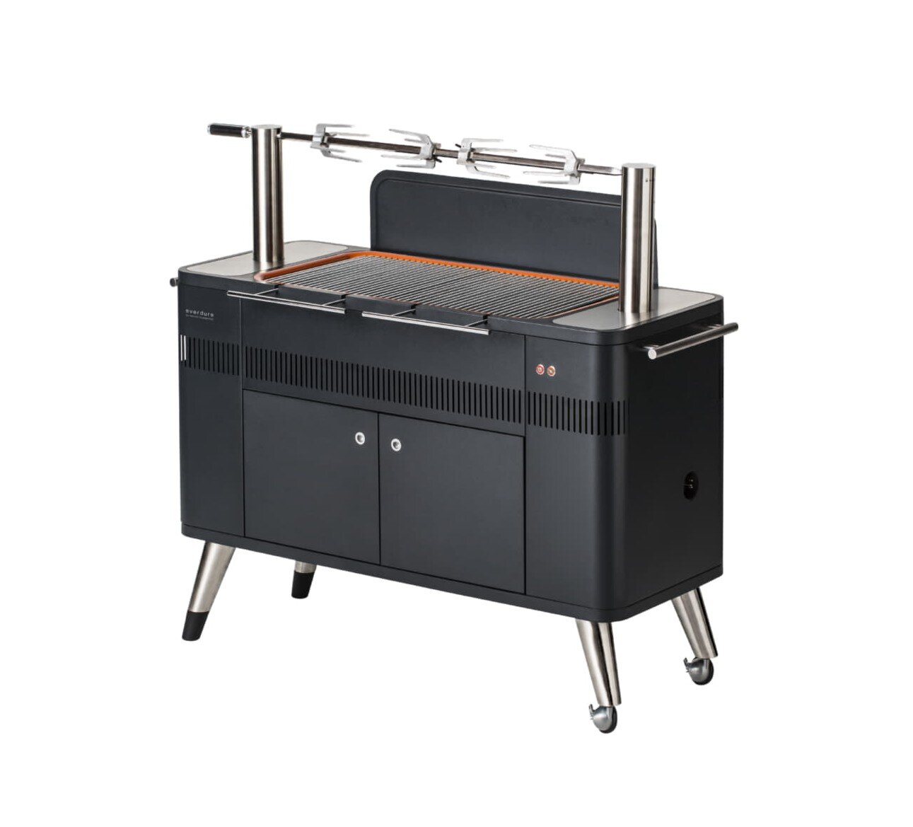 Holzkohlegrill Everdure HUB mit elektrischem Anzünder