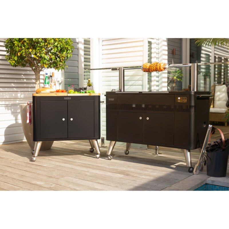Holzkohlegrill Everdure HUB II mit elektrischem Anzünder