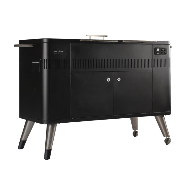 Holzkohlegrill Everdure HUB II mit elektrischem Anzünder