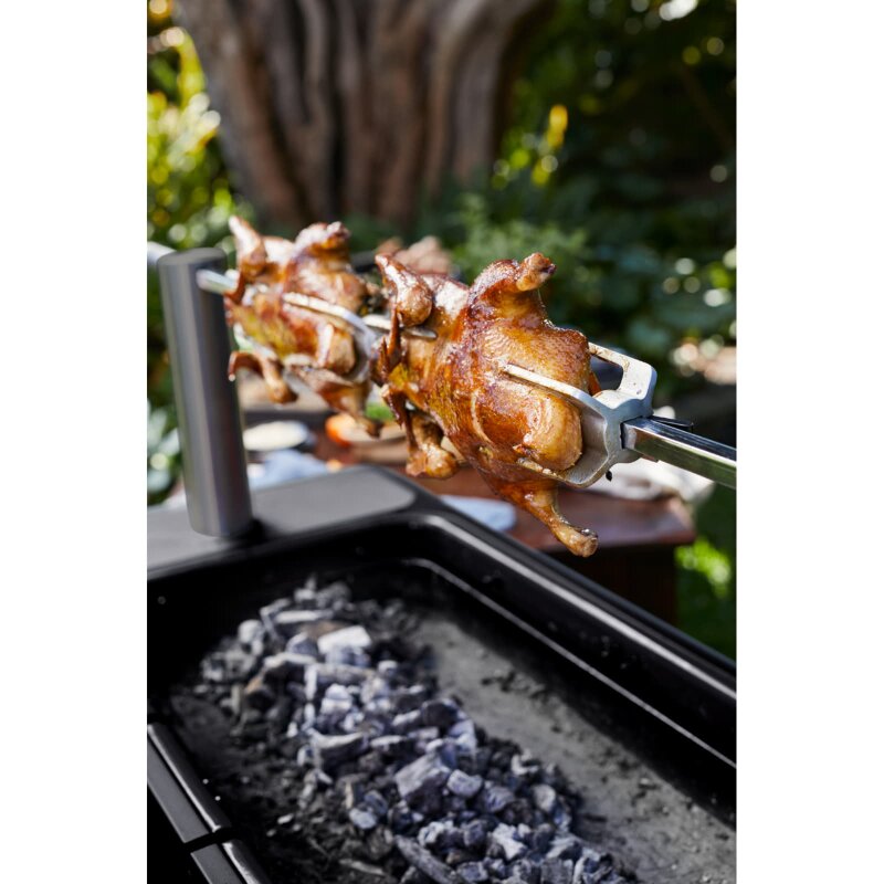 Holzkohlegrill Everdure HUB II mit elektrischem Anzünder