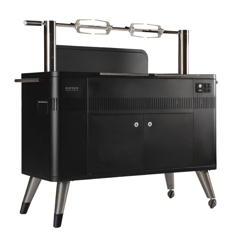 Holzkohlegrill Everdure HUB II mit elektrischem Anzünder