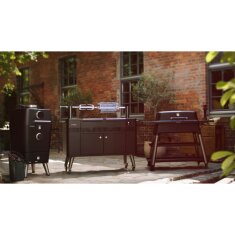 Holzkohlegrill Everdure HUB II mit elektrischem Anz&uuml;nder