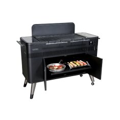 Holzkohlegrill Everdure HUB II mit elektrischem Anz&uuml;nder