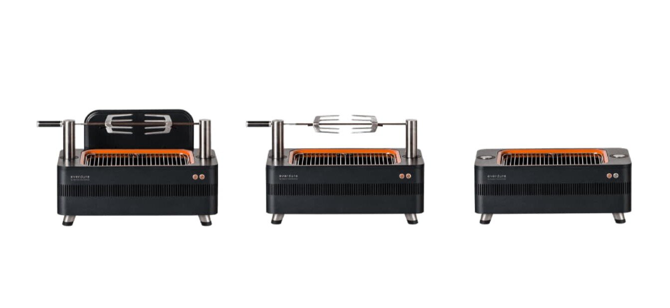 Holzkohlegrill Everdure Fusion mit elektrischem Anzünder
