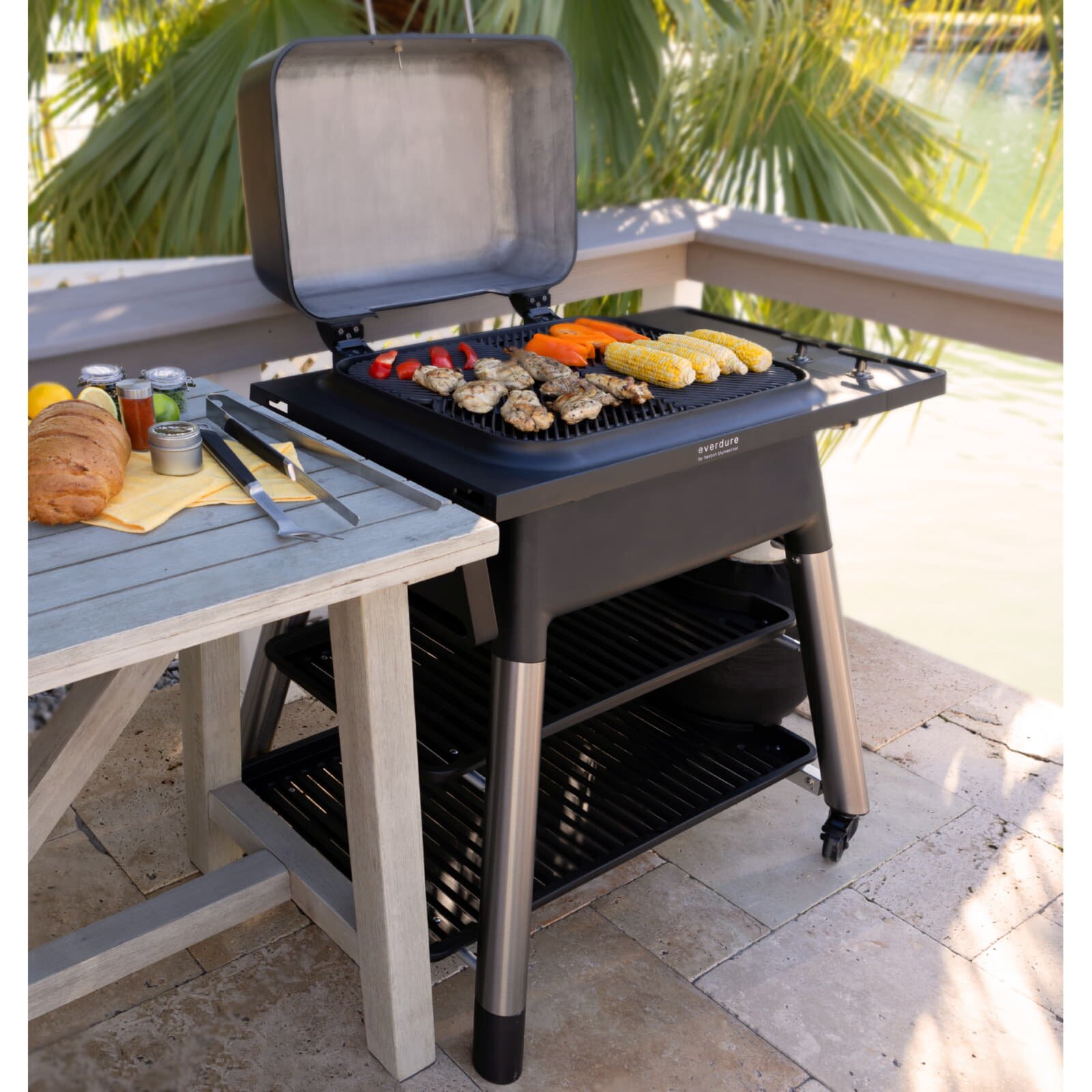Gasgrill Everdure Force mit 2 Brennern - Graphite