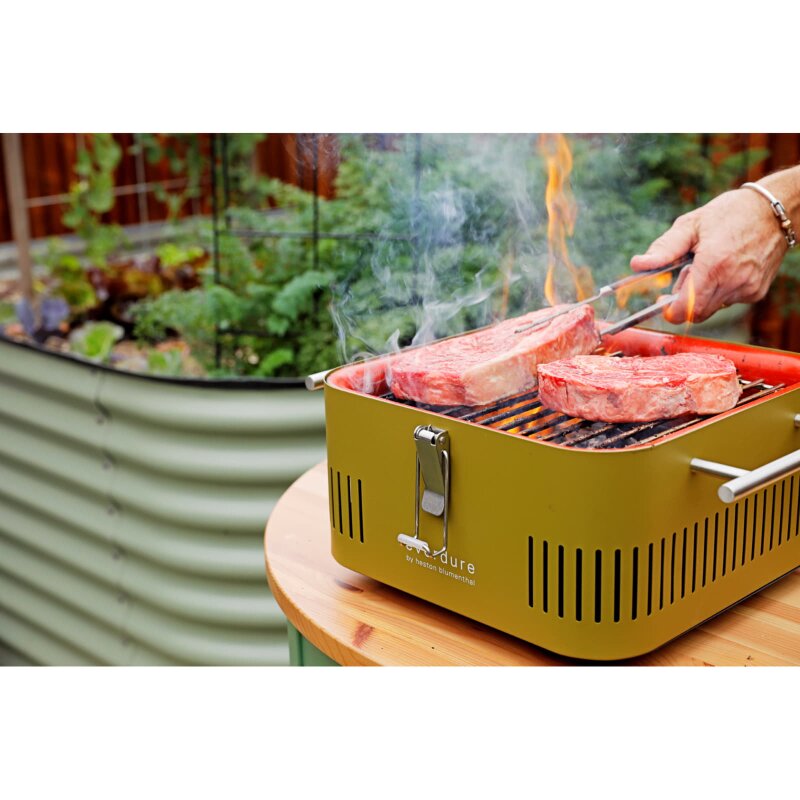 tragbarer Holzkohlegrill Everdure ehd Cube