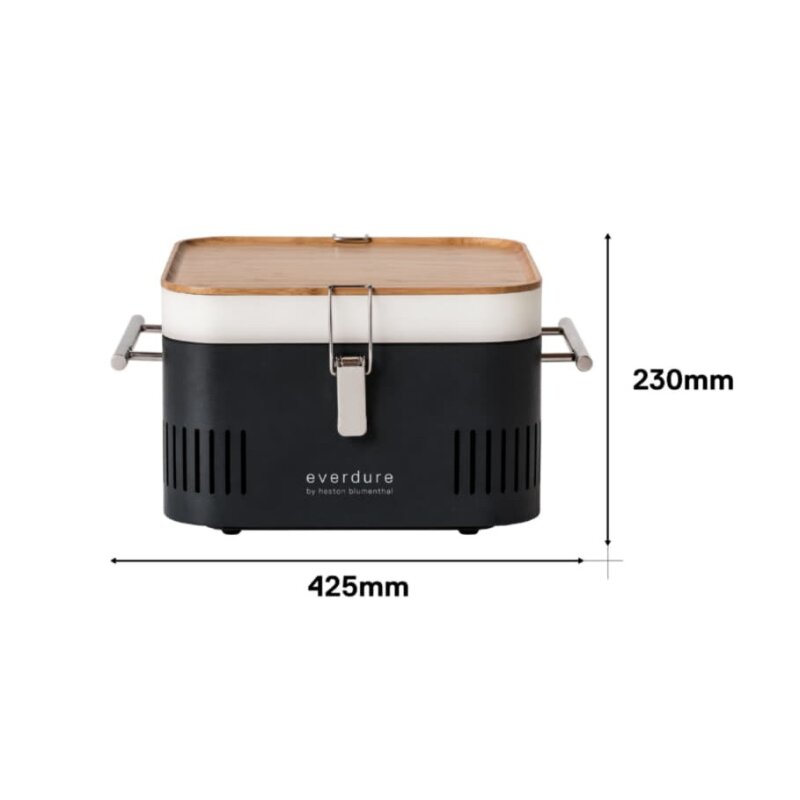 tragbarer Holzkohlegrill Everdure ehd Cube