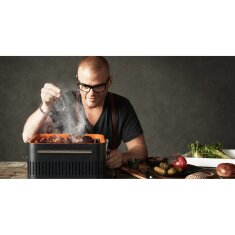 tragbarer Holzkohlegrill Everdure ehd Cube