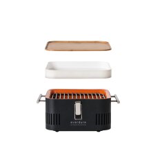 tragbarer Holzkohlegrill Everdure ehd Cube - Graphite