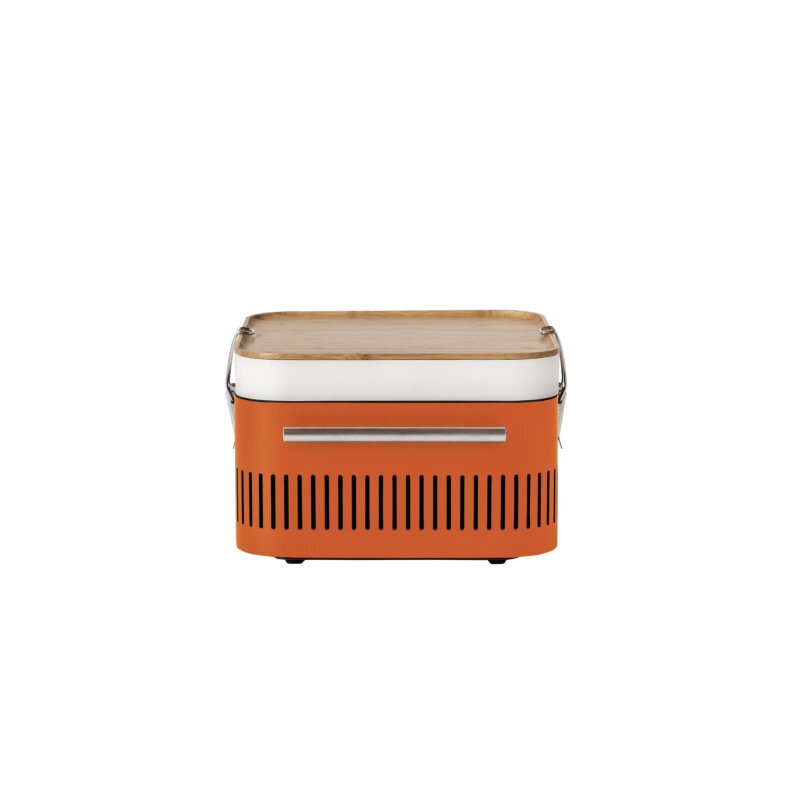 tragbarer Holzkohlegrill Everdure ehd Cube - Orange