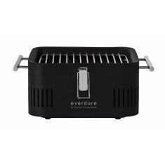 tragbarer Holzkohlegrill Everdure ehd Cube 360, all black