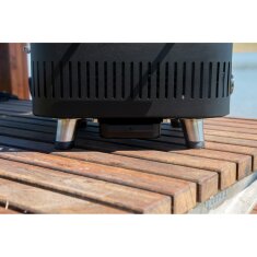 tragbarer Gasgrill Everdure ehd Cube ProFlame 360 mit Garhaube + Gusplatte, all Black