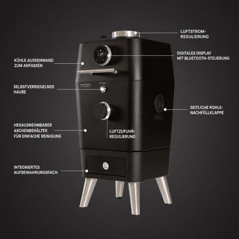 Kamadogrill Everdure ehd 4K Kamado mit elektrischem Anzünder