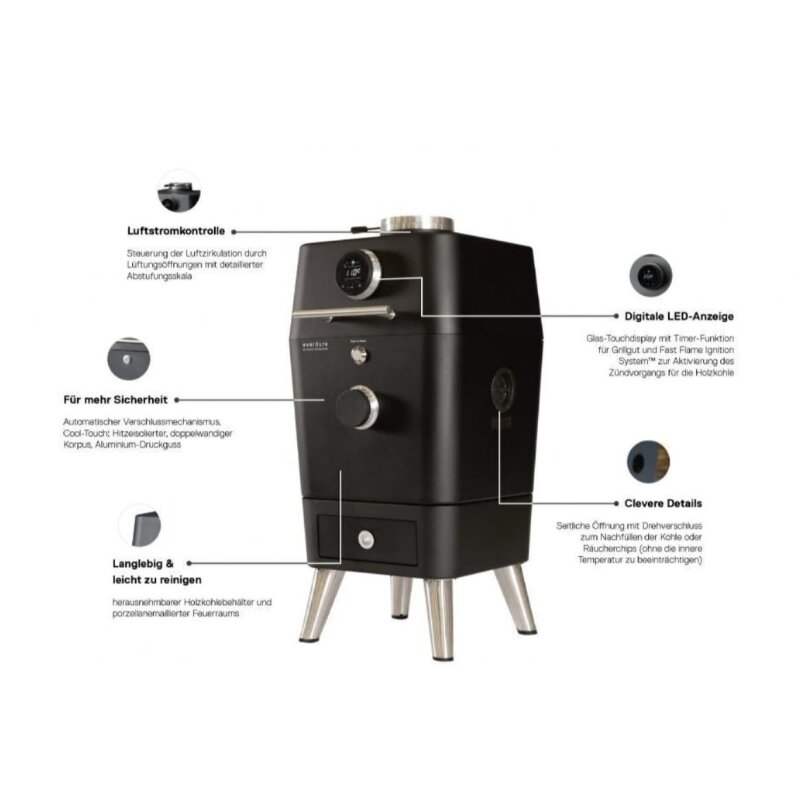 Kamadogrill Everdure ehd 4K Kamado mit elektrischem Anzünder
