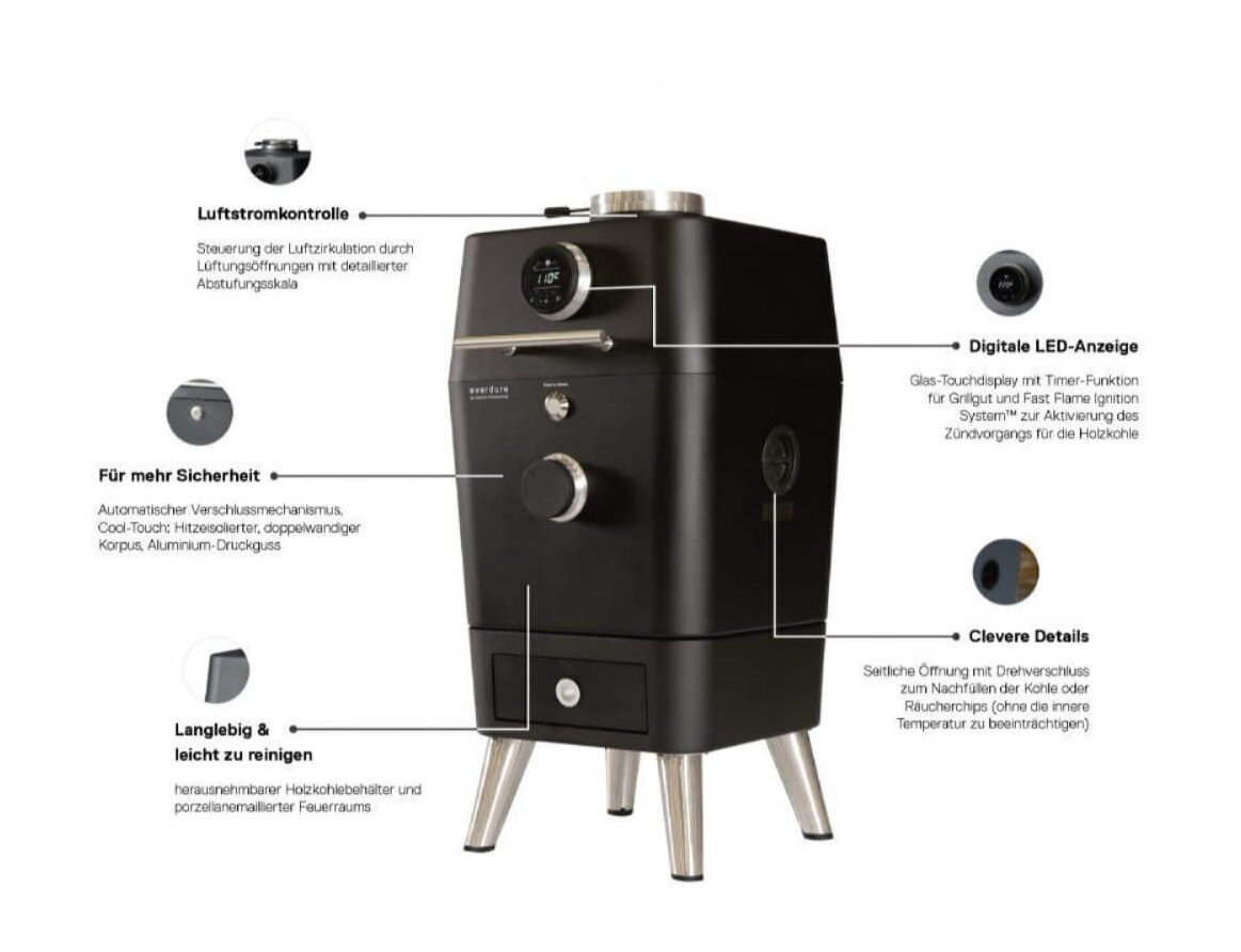 Kamadogrill Everdure ehd 4K Kamado mit elektrischem Anzünder