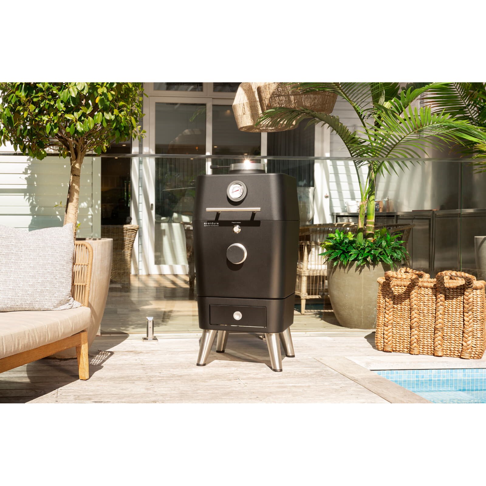 Kamadogrill Everdure ehd K1 Kamado mit Aluminiumgehäuse