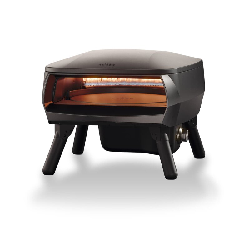 Gas Pizzaofen Witt Piccolo Fermo 14", 1 Brenner, Schwarz