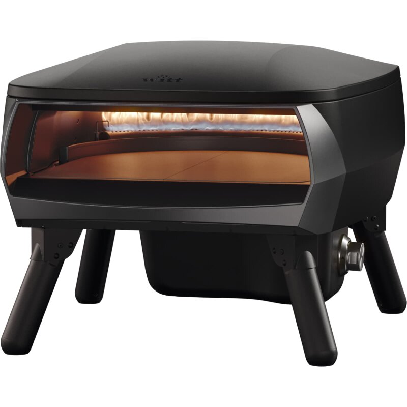 Gas Pizzaofen Witt Piccolo Fermo 14", 1 Brenner, Schwarz