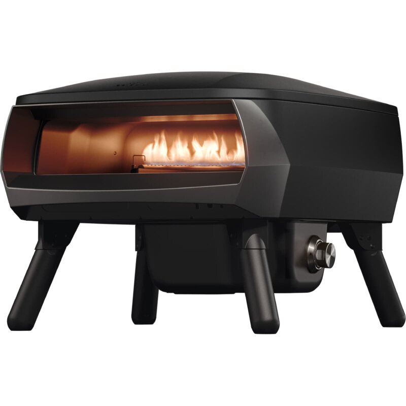 Gas Pizzaofen Witt Piccolo Fermo 14", 1 Brenner, Schwarz