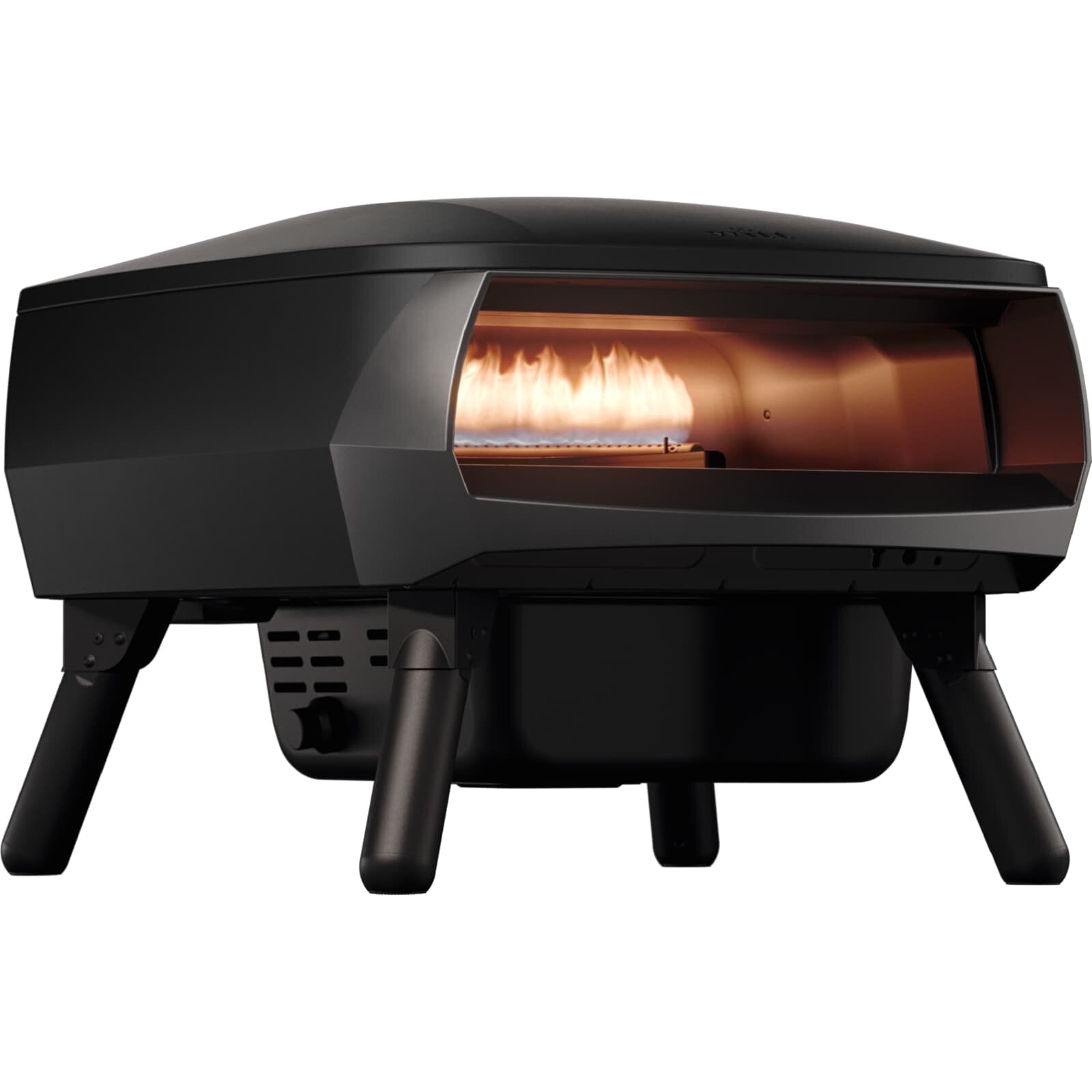 Gas Pizzaofen Witt Piccolo Fermo 14", 1 Brenner, Schwarz