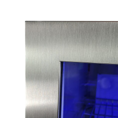 Grill Beistellwagen mit Kühlschrank - vivandio quub Special CoolBuddy, Silber