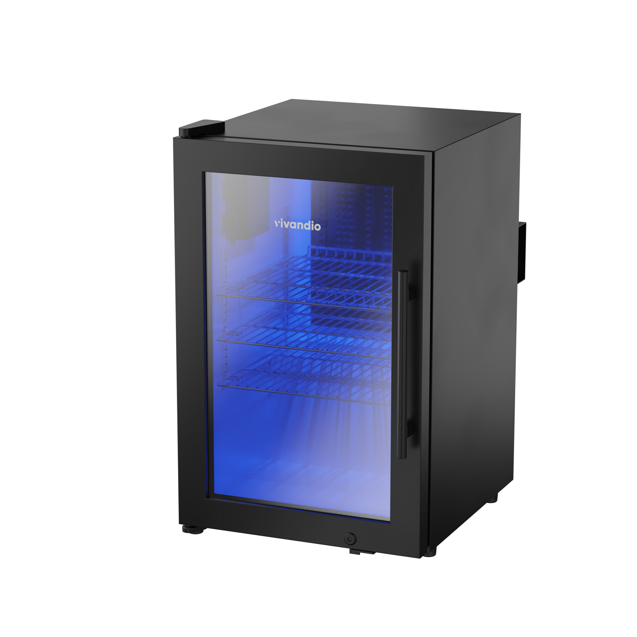 Grill Beistellwagen mit Kühlschrank - vivandio quub Special CoolBuddy, Schwarz