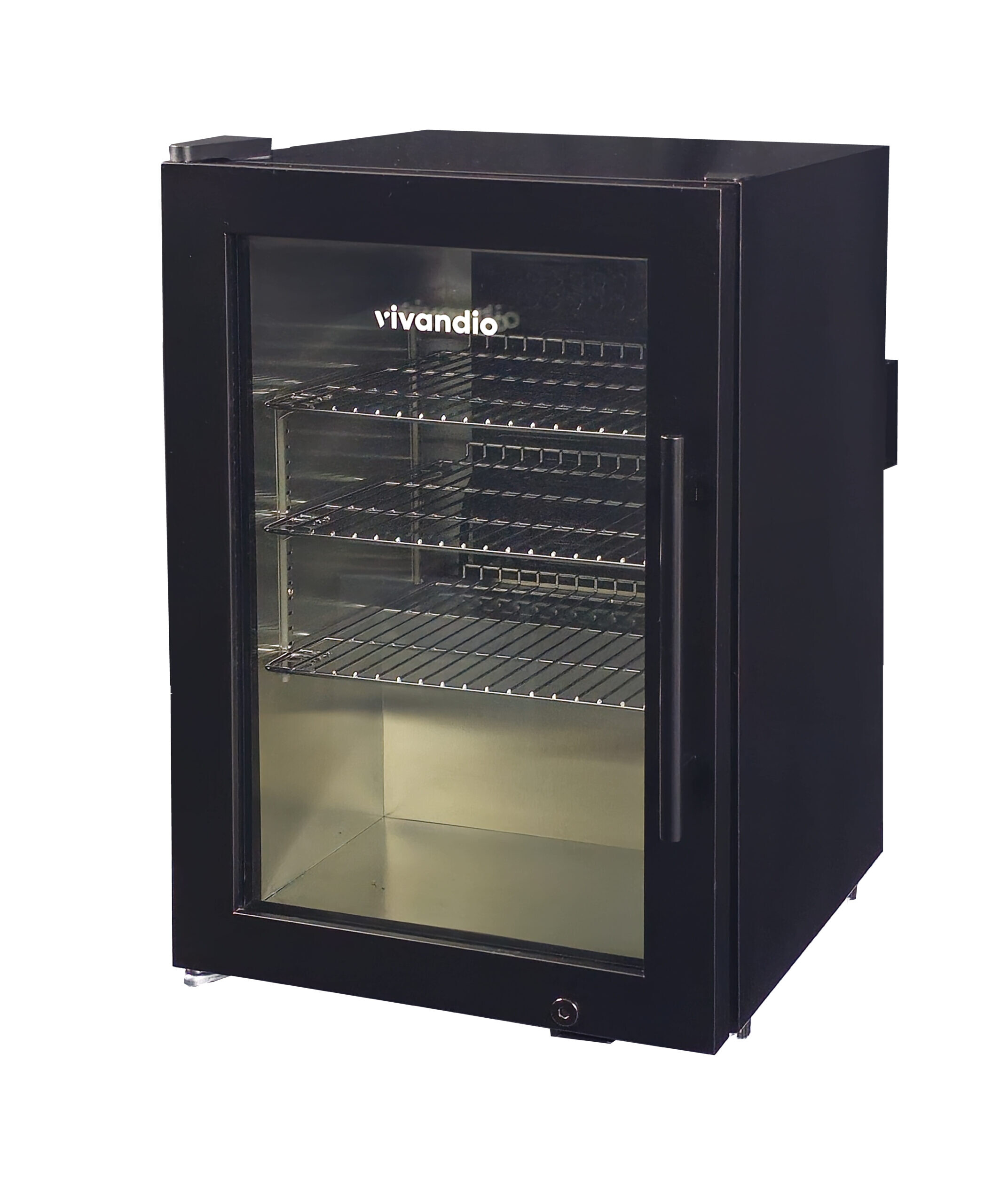 Grill Beistellwagen mit Kühlschrank - vivandio quub Special CoolBuddy, Schwarz