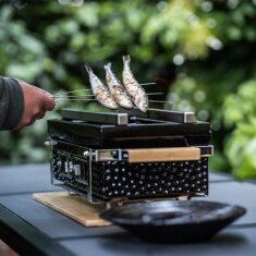 Keramik Tischgrill Yakiniku Shichirin, eckig