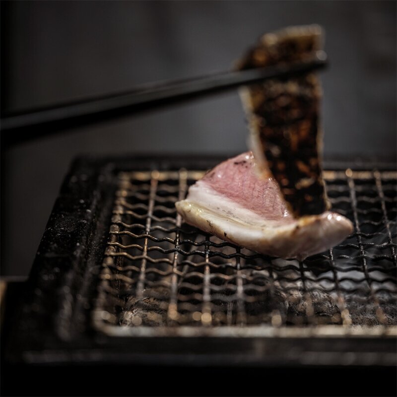 Keramik Tischgrill Yakiniku Shichirin, eckig, Large